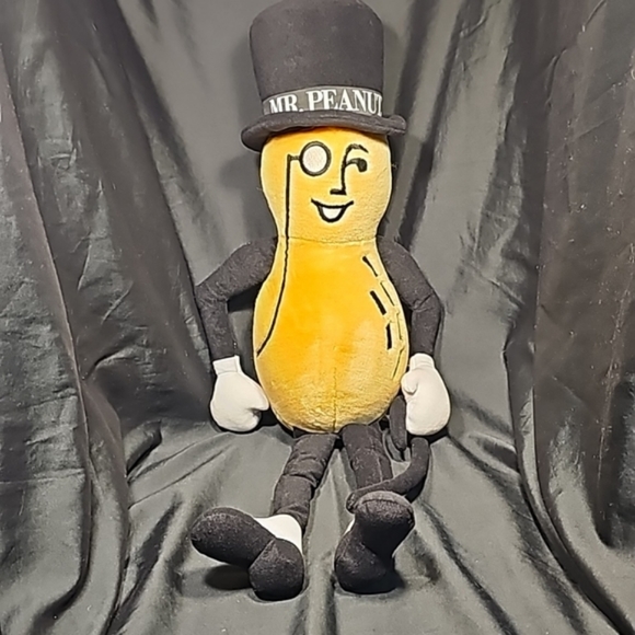 Vintage 1991 Mr. Peanut with Plush Cane 26 - Picture 1 of 10
